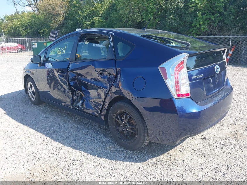 2012 TOYOTA PRIUS auction photo 3