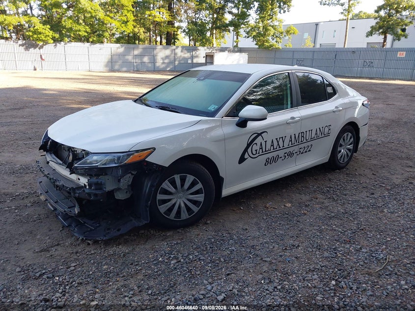 Vin: 4t1c31ak8pu619051, lot: 46546096, toyota camry le hybrid 20232