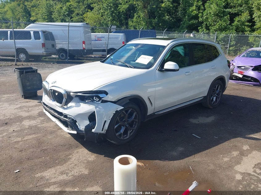 Vin: 5ux43dp01r9v76838, lot: 46546210, bmw x3 sdrive30i 20242