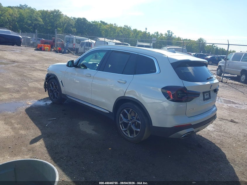 Vin: 5ux43dp01r9v76838, lot: 46546210, bmw x3 sdrive30i 20243