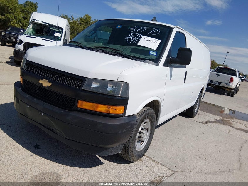 Vin: 1gcwgafg8k1301578, lot: 46546254, chevrolet express 2500 work van 20192