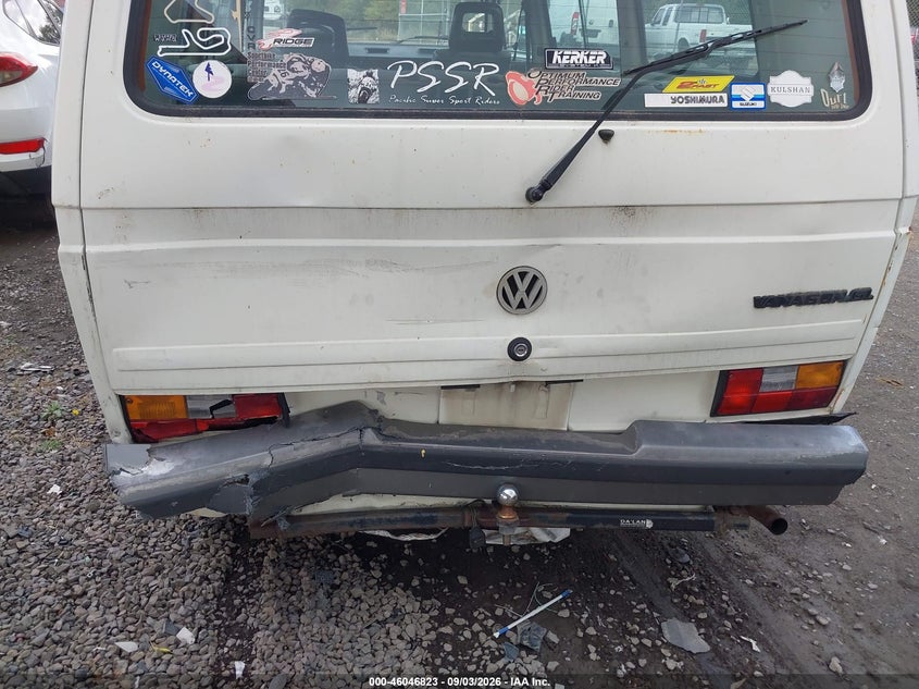 1991 VOLKSWAGEN VANAGON auction photo 6