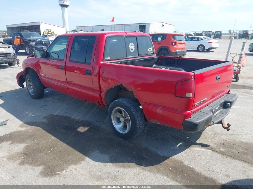GMC SONOMA 2002 VIN 1GTDT13W32K130165