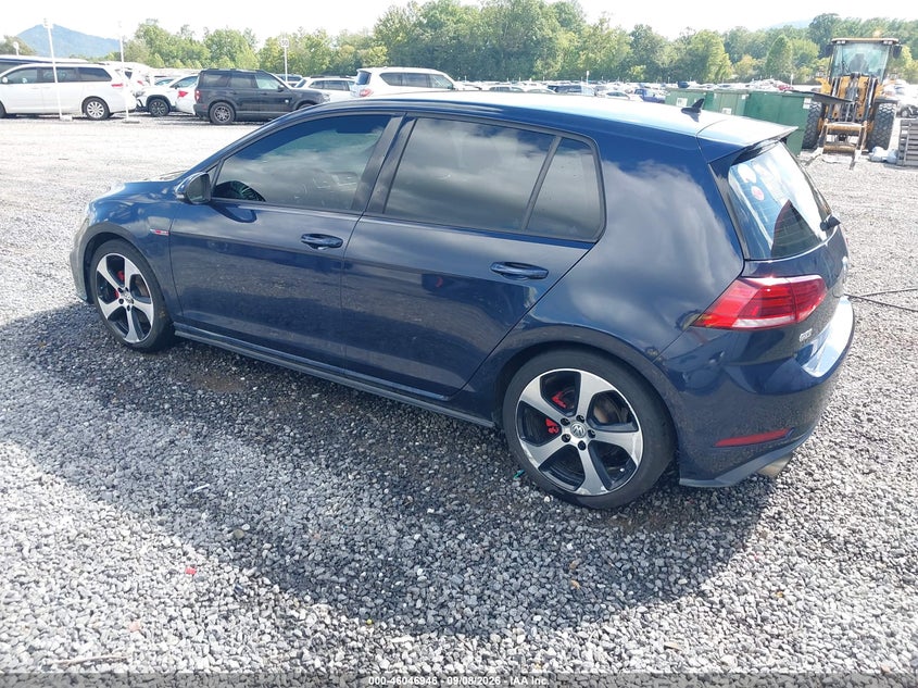 Vin: 3vw447au4jm297348, lot: 46546401, volkswagen golf gti 2.0t autobahn/2.0t s/2.0t se 20183