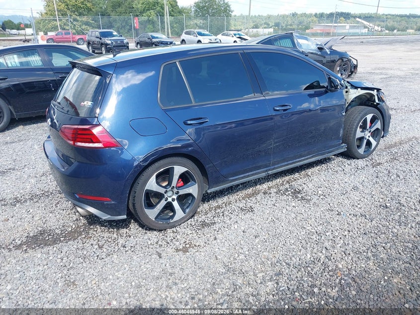 Vin: 3vw447au4jm297348, lot: 46546401, volkswagen golf gti 2.0t autobahn/2.0t s/2.0t se 20184