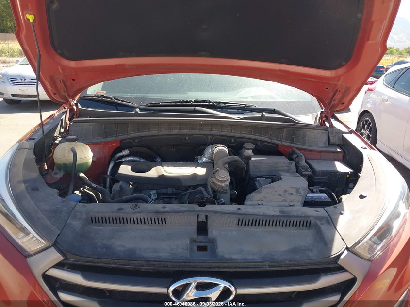 2016 HYUNDAI TUCSON SPORT UTILITY VEHICLE 1.6L I-4 DI, DOHC, VVT, TURBO, REGULAR , 175HP