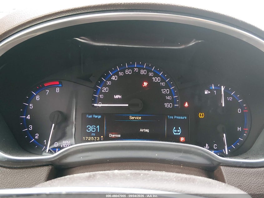 CADILLAC SRX 2013 VIN 3GYFNEE32DS625231