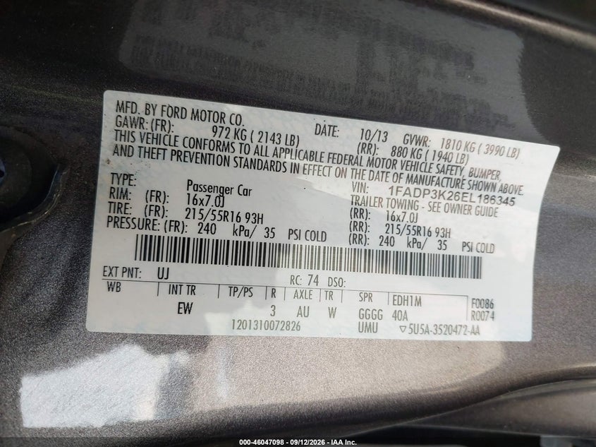 2014 FORD FOCUS SE · Фото 9
