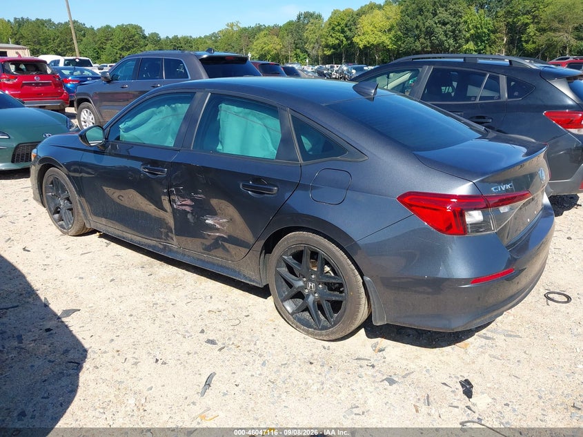 Vin: 2hgfe2f51rh579276, lot: 46546571, honda civic sport 20243
