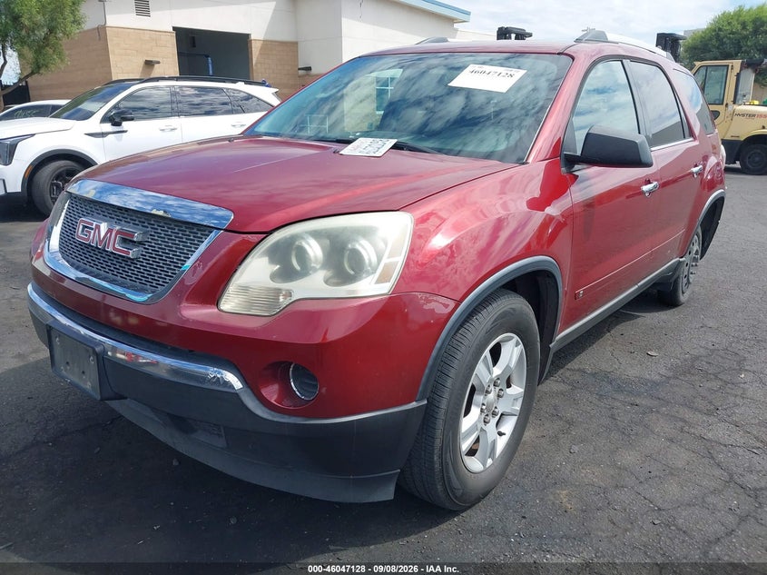 2010 GMC Acadia, Left Rear, IAAI, VIN 1GKLRKED6AJ165335 — photo 2