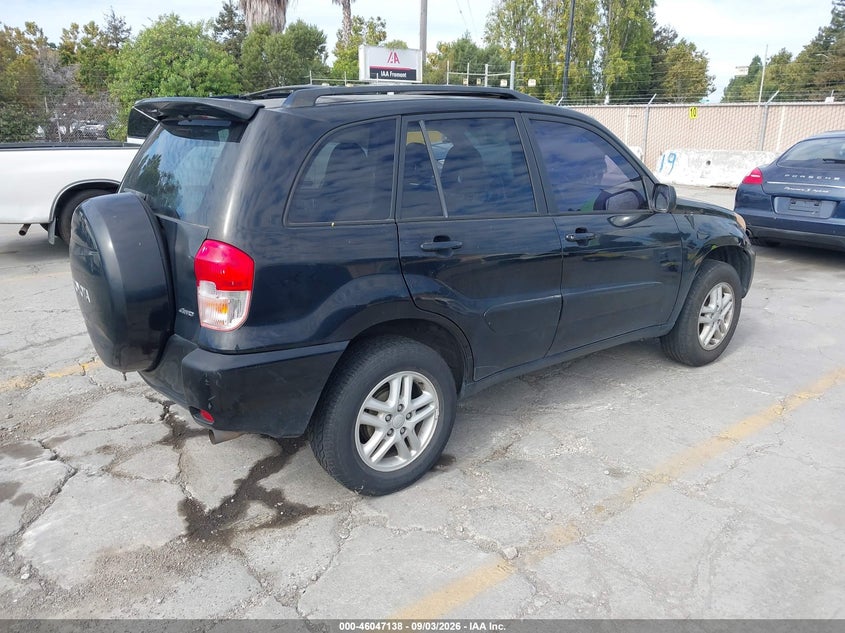 2002 TOYOTA RAV 4 SPORT UTILITY VEHICLE 2.0L I-4 DOHC, VVT, REGULAR , 148HP