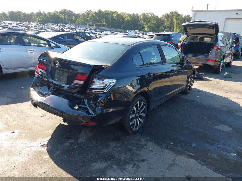 Vin: 2hgfb2f9xeh532320, lot: 46546617, honda civic ex-l 20144