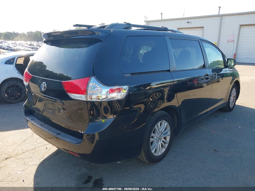 Vin: 5tdyk3dc7ds342650, lot: 46546654, toyota sienna xle v6 8 passenger 20134