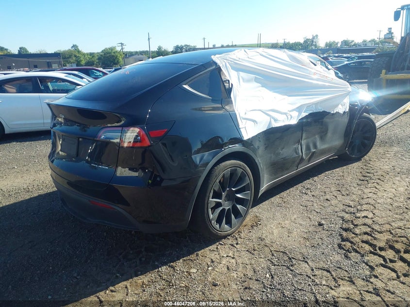 Vin: 5yjygdee6mf061936, lot: 46546661, tesla model y long range dual motor all-wheel drive 20214