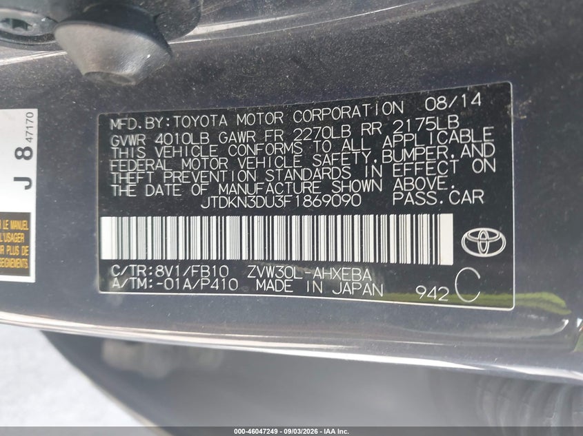TOYOTA PRIUS - zdjęcie 7
