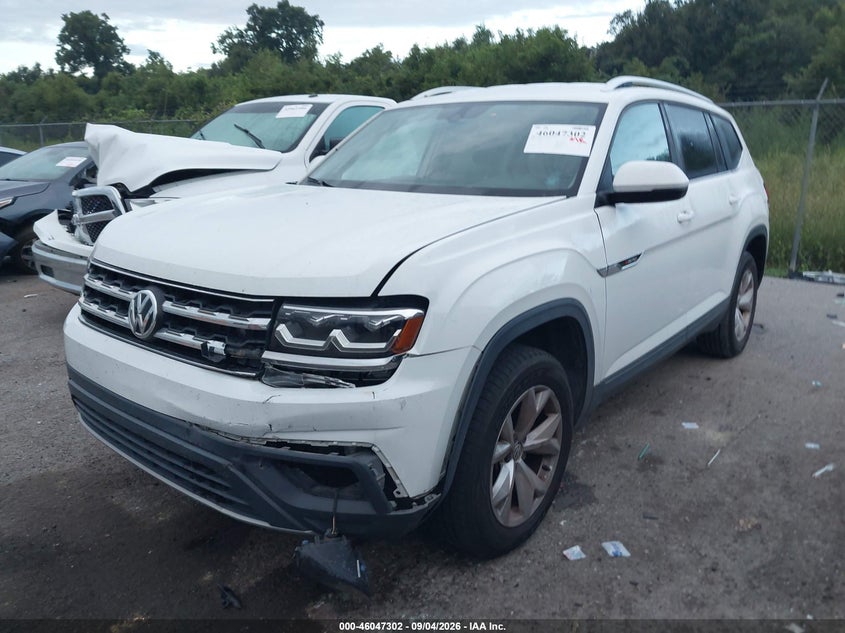 2018 Volkswagen Atlas, Front End, IAAI, VIN 1V2KR2CA3JC525387 — photo 2
