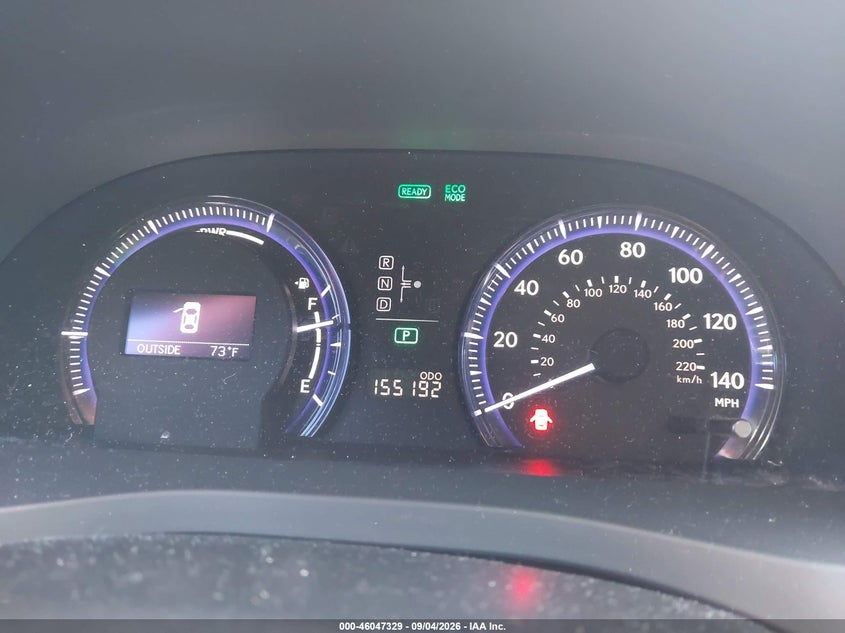 LEXUS HS 250H 2010 VIN JTHBB1BA4A2014275