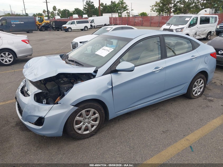 Vin: kmhct4ae4cu177150, lot: 46546789, hyundai accent gls 20122