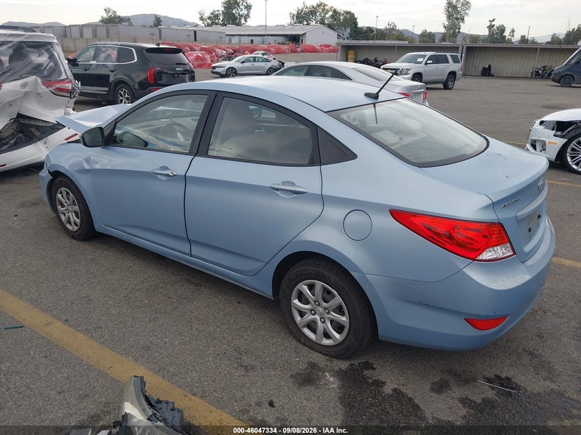 Vin: kmhct4ae4cu177150, lot: 46546789, hyundai accent gls 20123
