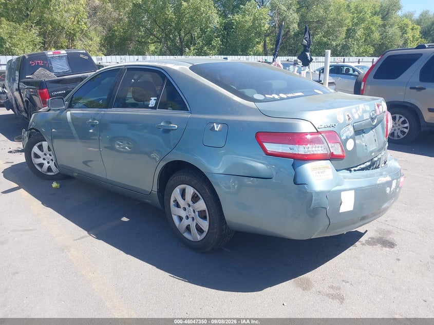 Vin: jtnbf3ek9b3008503, lot: 46546805, toyota camry le 20113