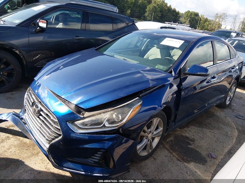 Vin: 5npe34af3jh647925, lot: 46546879, hyundai sonata sel 20182