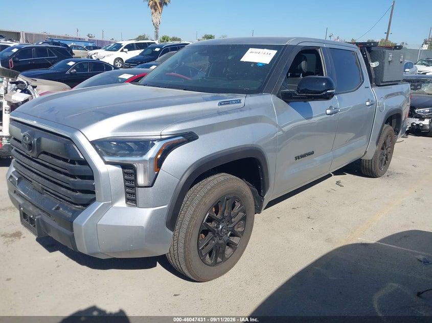 Vin: 5tfwc5db1tx125272, lot: 46546886, toyota tundra hybrid limited crewmax 6.4' bed 20262