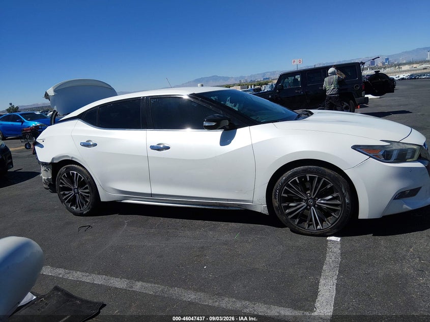 2016 NISSAN MAXIMA SEDAN 3.5L V-6 DOHC, VVT, PREMIUM , 300HP