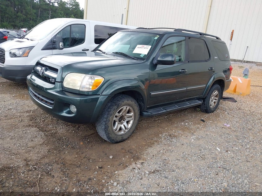 TOYOTA SEQUOIA 2006 VIN 5TDZT34A96S284091