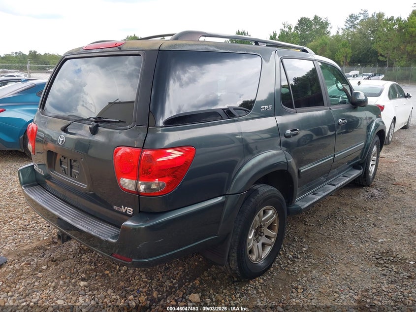 TOYOTA SEQUOIA 2006 VIN 5TDZT34A96S284091