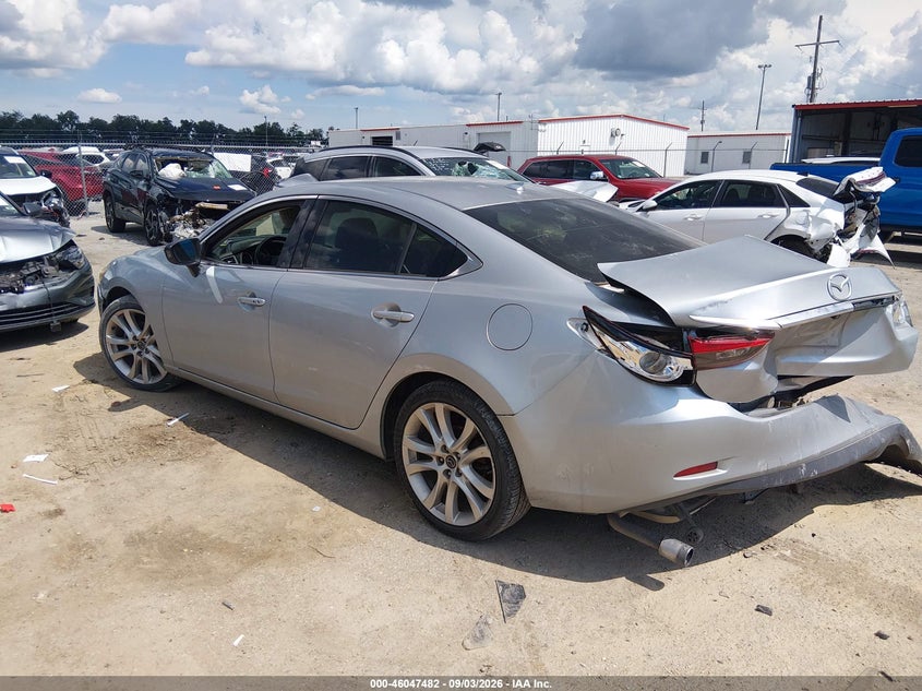 Vin: jm1gj1v57g1469015, lot: 46546937, mazda mazda6 i touring 20163