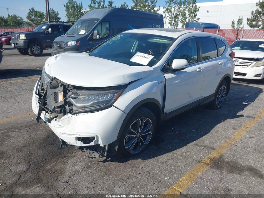 Vin: 5j6rt6h58nl005478, lot: 46546940, honda cr-v hybrid ex 20222