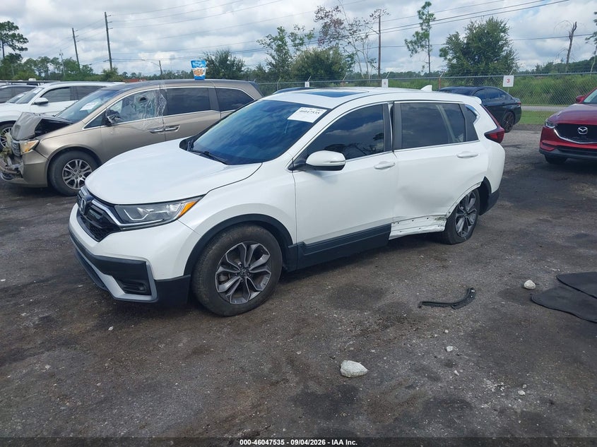 Vin: 2hkrw1h81lh416913, lot: 46546990, honda cr-v 2wd ex-l 20202