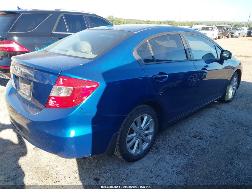 2012 HONDA CIVIC auction photo 4