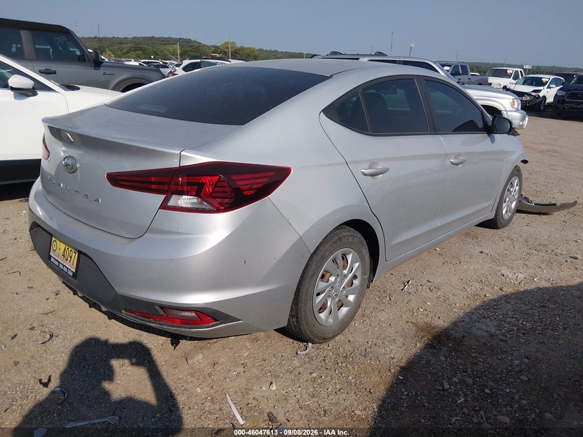 Vin: 5npd74lf8lh507403, lot: 46547068, hyundai elantra se 20204
