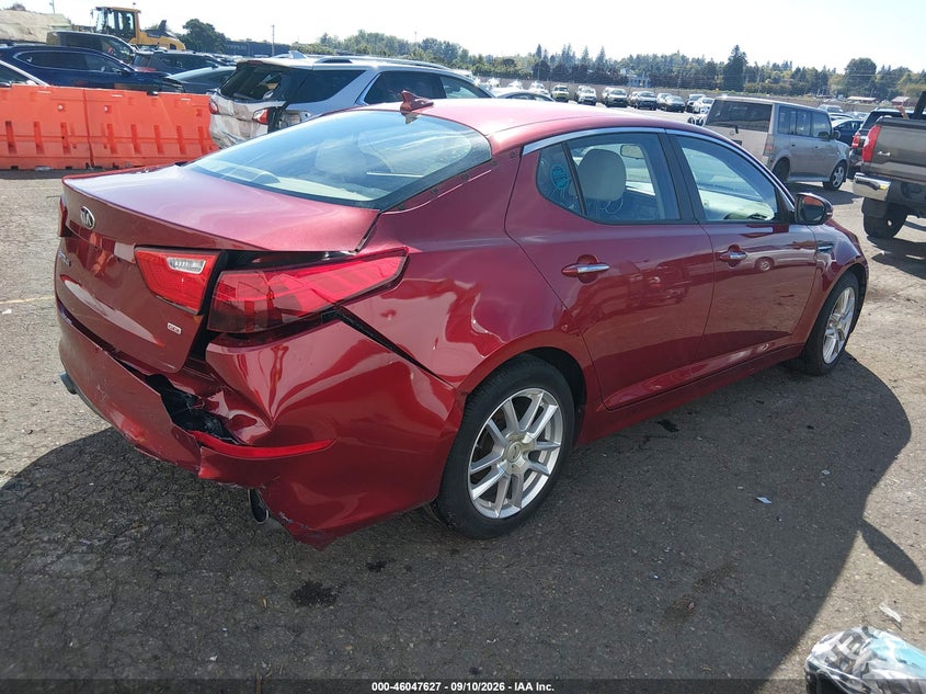 Vin: 5xxgm4a75eg307952, lot: 46547082, kia optima lx 20144