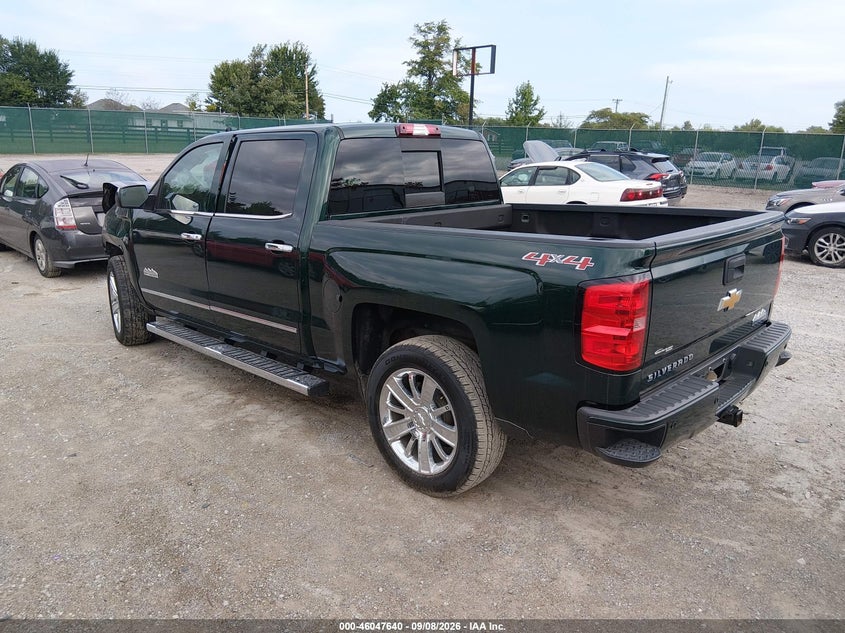 Vin: 3gcuktec5fg254663, lot: 46547095, chevrolet silverado 1500 high country 20153