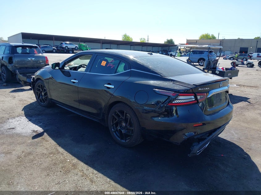 Vin: 1n4aa6av3kc360918, lot: 46547102, nissan maxima 3.5 sv 20193