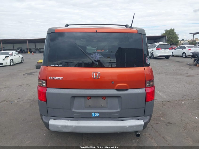 HONDA ELEMENT 2005 VIN 5J6YH28635L004396