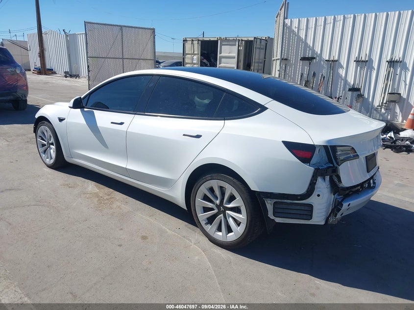 Vin: 5yj3e1ea6pf481681, lot: 46547152, tesla model 3 rear-wheel drive 20233