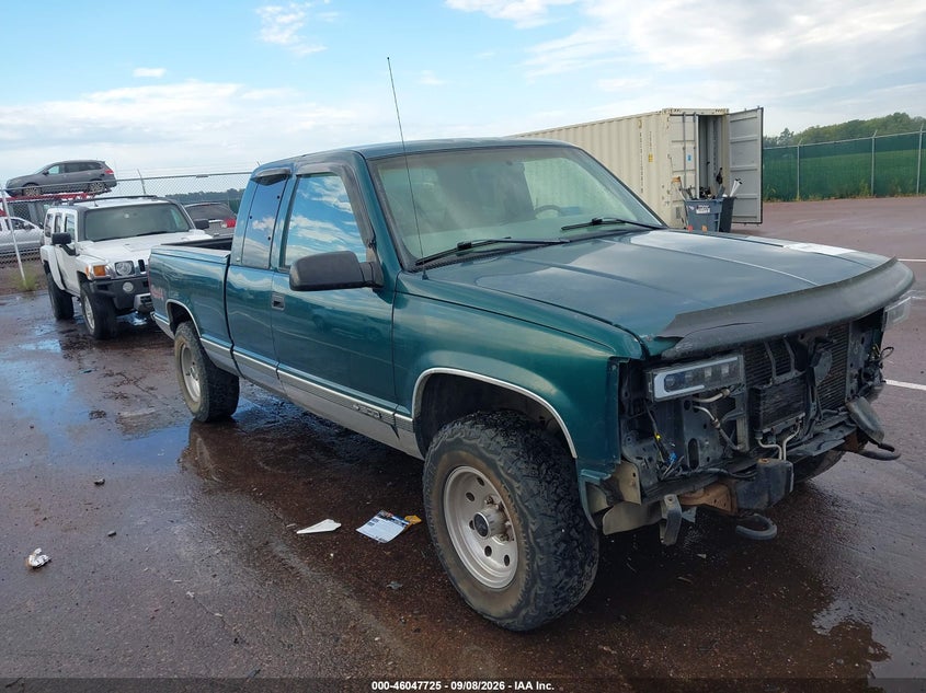 1998 Chevrolet K1500 Fleetside, Перёд, IAAI, VIN 1GCEK19R5WE109640