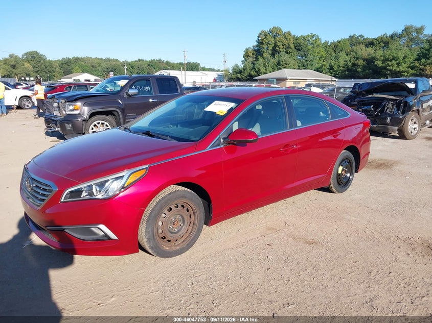 Vin: 5npe24af8gh419012, lot: 46547208, hyundai sonata 20162