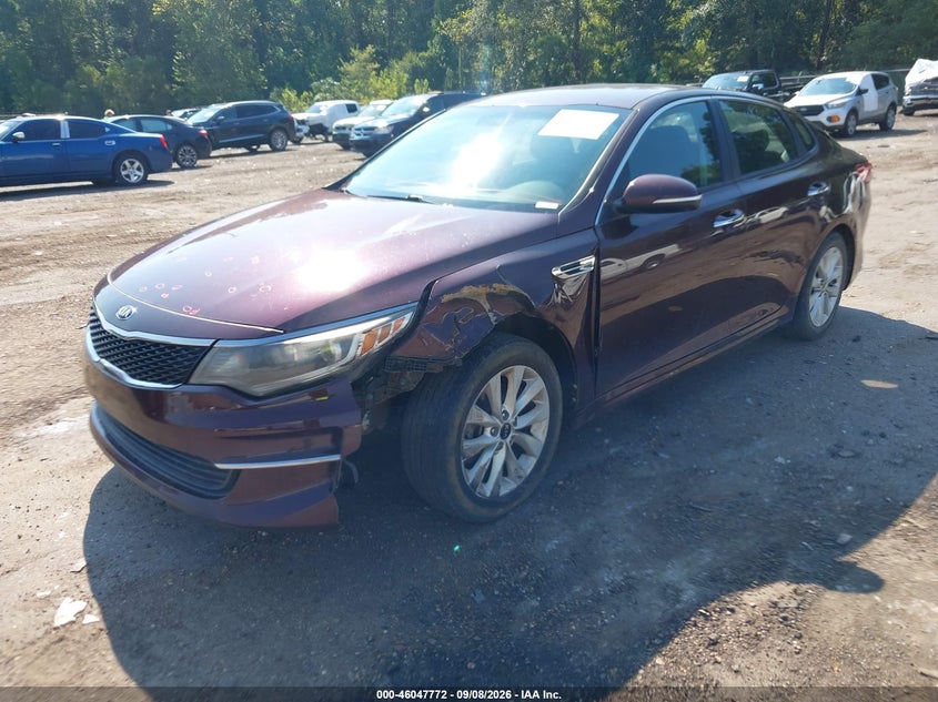 Vin: 5xxgt4l33hg172827, lot: 46547227, kia optima lx 20172