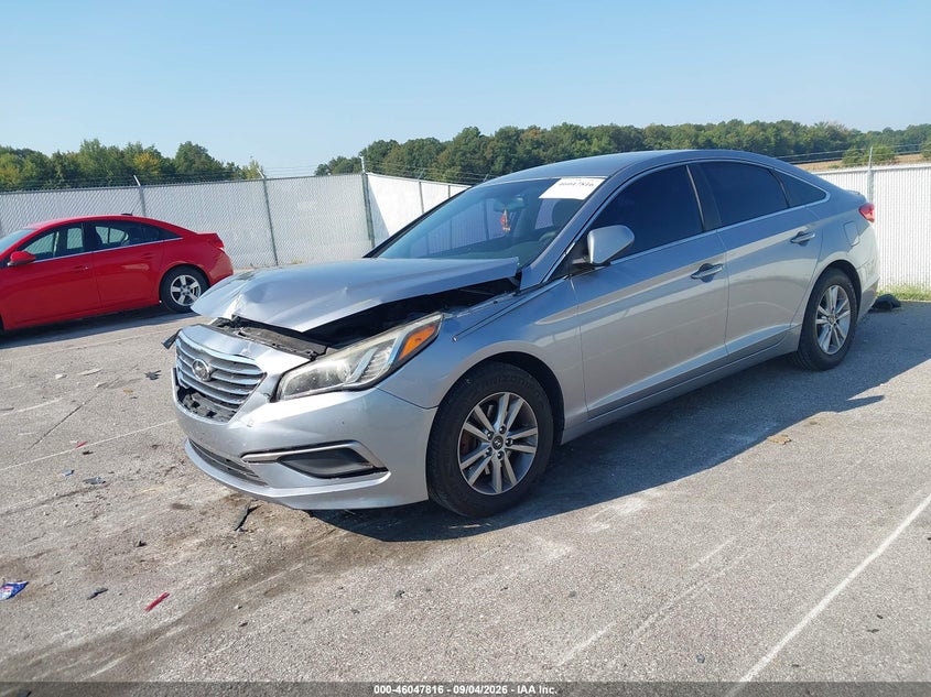Vin: 5npe24af5gh261261, lot: 46547271, hyundai sonata se 20162