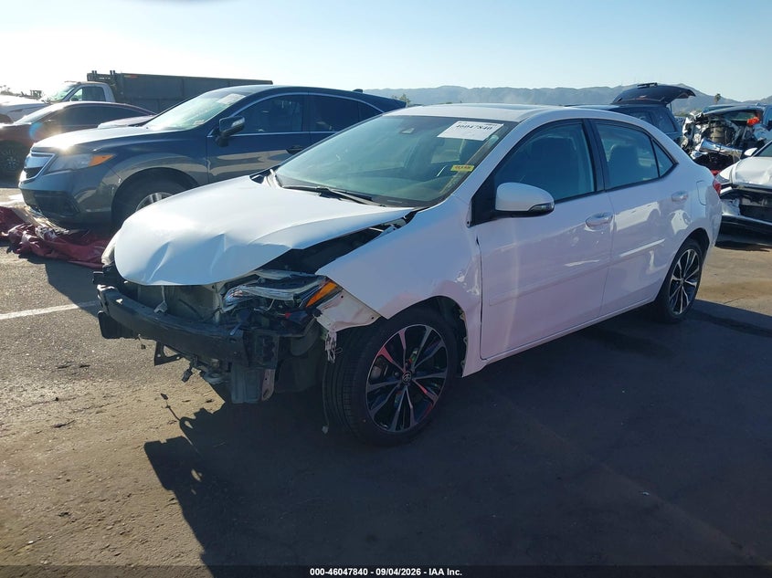 2017 Toyota Corolla, Удар спереди, IAAI, VIN 2T1BURHE8HC942042 — фото 2