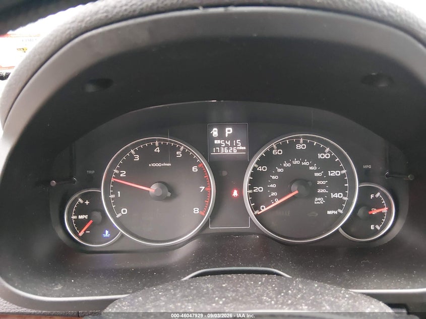 2014 SUBARU OUTBACK auction photo 7