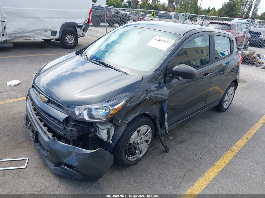 2017 Chevrolet Spark, Удар спереду, IAAI, VIN KL8CB6SA7HC775463 — фото 2