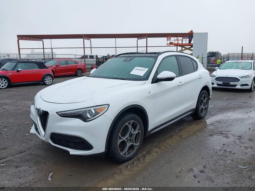 Vin: zaspakbn9n7d39295, lot: 46547458, alfa romeo stelvio ti awd 20222