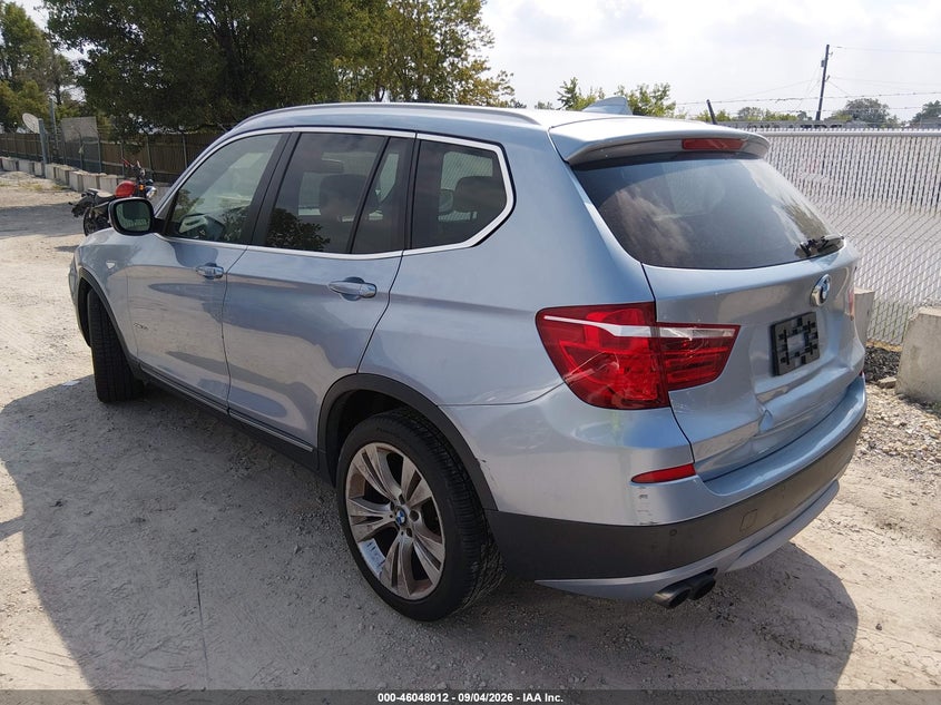 BMW X3 2012 VIN 5UXWX7C57CL737509