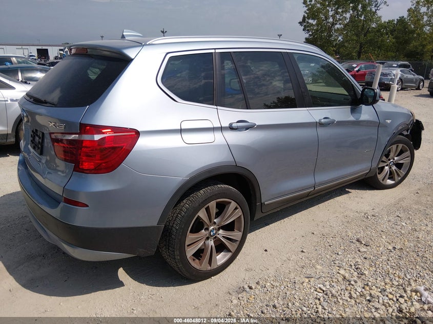 BMW X3 2012 VIN 5UXWX7C57CL737509