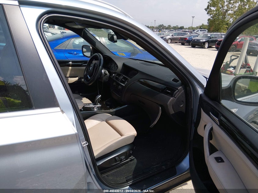 BMW X3 2012 VIN 5UXWX7C57CL737509